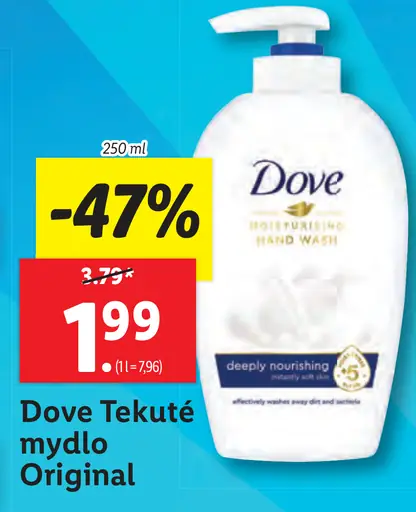 Dove Tekuté mydlo