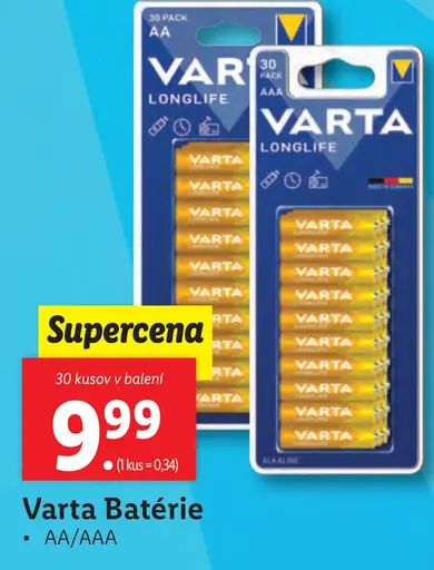 Varta Batérie