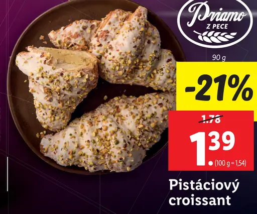 Pistáciový croissant