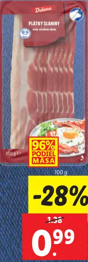 Dulano Údená slanina plátky