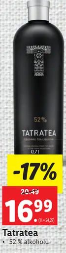 Tatratea 52% alkoholu