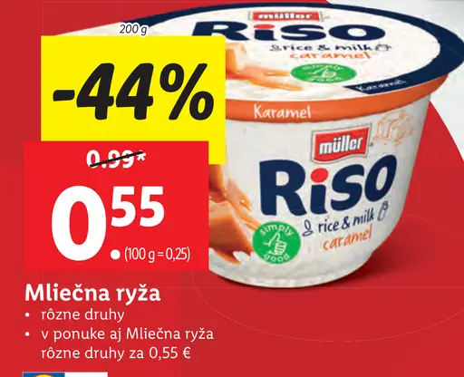 Müller Rice Mliečna ryža