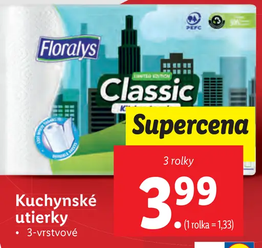 Floralis Kuchynské utierky