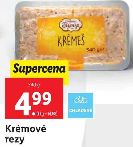 Pilos Krémové rezy