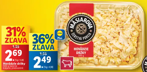 Mäsiarova hovädzie držky