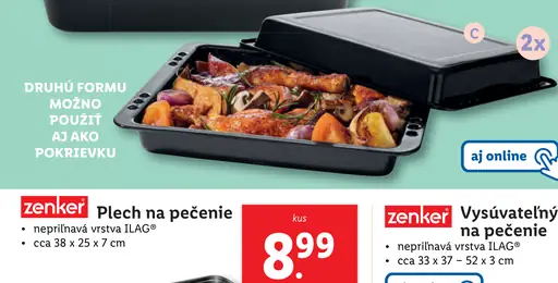 Zenker plech na pečenie