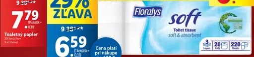 Florays soft toalety papier