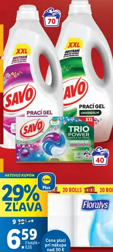 Savo prací gél kapsuly