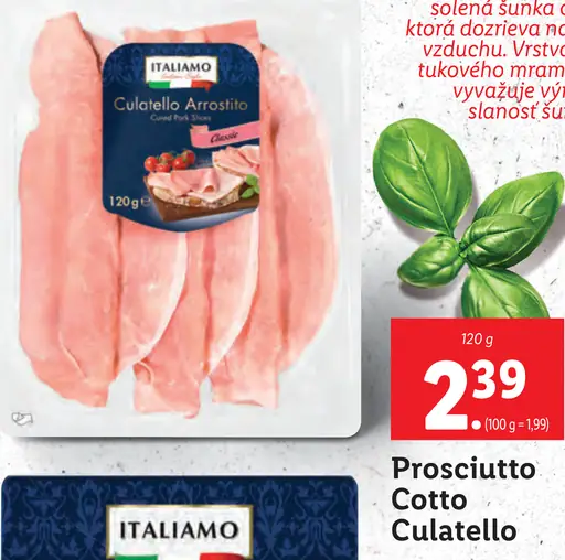 Italiamo Culatello Arrostito