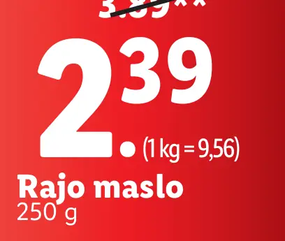 Rajo Tradičné maslo z lahodnej smotany