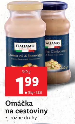 Italiamo Omáčka na cestoviny