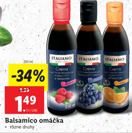 Italiamo Balsamico omáčka