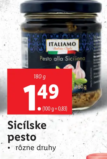 Italiamo Sicílske pesto