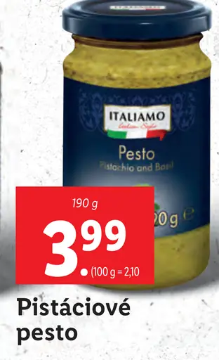Italiamo Pistáciové pesto