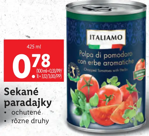 Italiamo Sekané ochutené paradajky