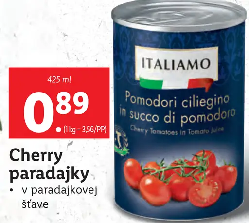 Italiamo Cherry paradajky