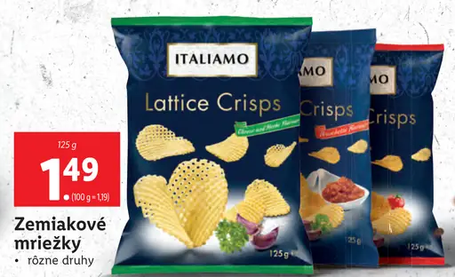 Italiamo Zemiakové mriežky