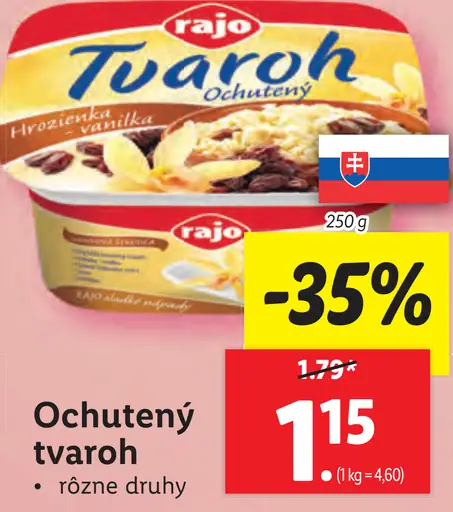 Ochutený tvaroh