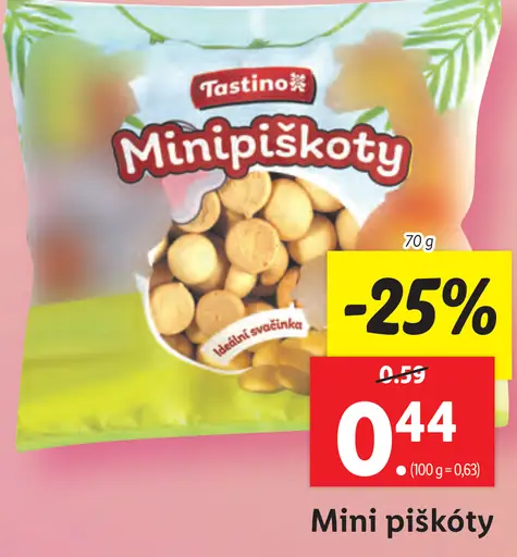 Tastino Mini piškóty