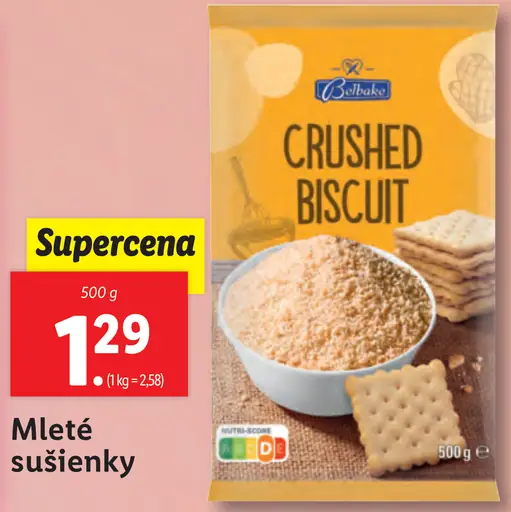 Belbake Mleté sušienky