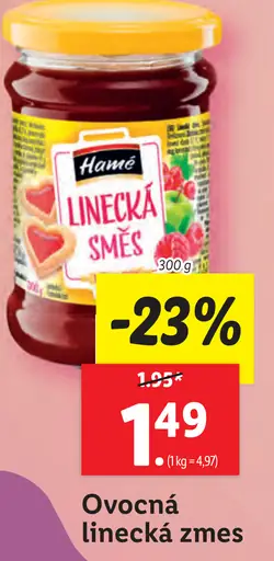 Hamé Ovocná linecká zmes