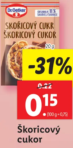 Dr. Oetker Škoricový cukor
