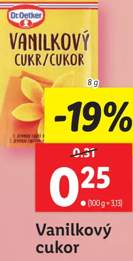Dr. Oetker Vanilkový cukor