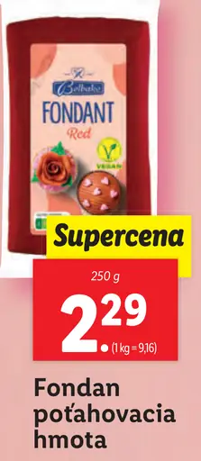 Belbake Fondant poťahovacia hmota