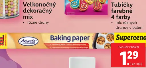 Aromata Papier na pečenie