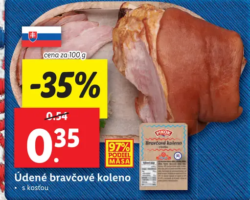 Údené bravčové koleno s kosťou
