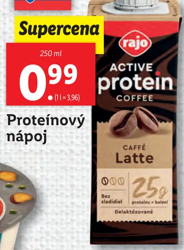 Rajo Proteínový nápoj Caffè Latte