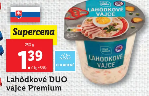Lahôdkové DUO vajce Premium
