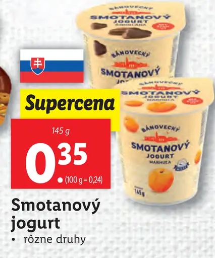 Smotanový jogurt