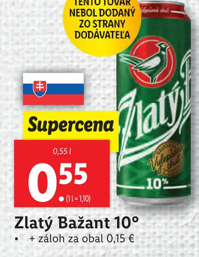 Zlatý Bažant 10°