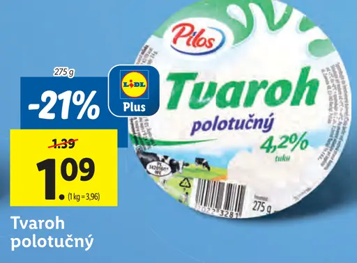 Pilos Tvaroh polotučný
