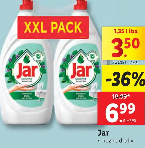 Jar čistiaci prostriedok