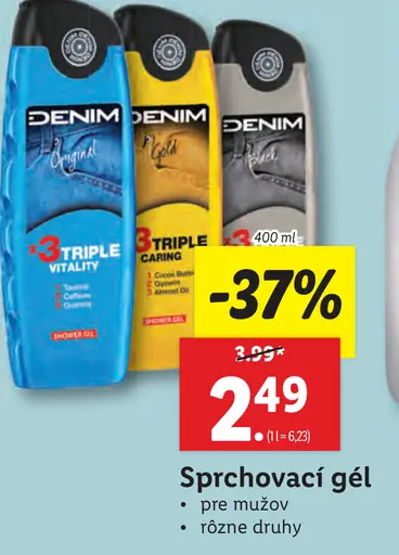 Denim Sprchovací gél