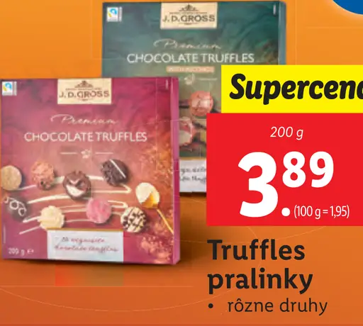 Truffles pralinky