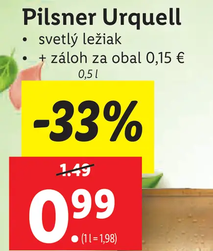Pilsner Urquell plechovka