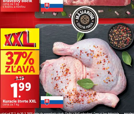 Kuracie štvrte XXL