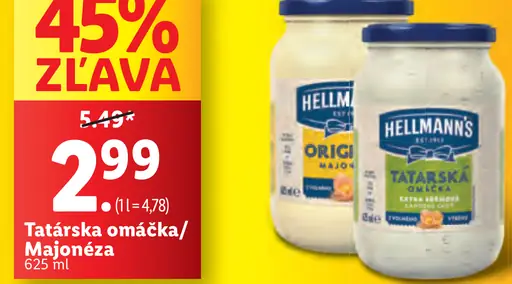 Tatárska omáčka/Majonéza