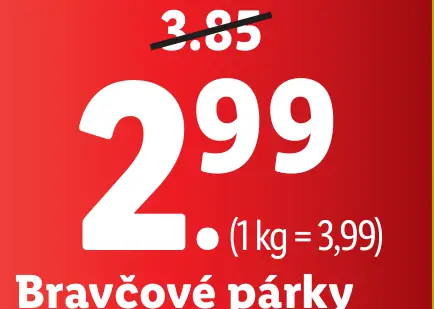 Bravčové párky