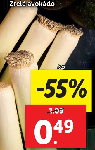 Zrelé avokádo