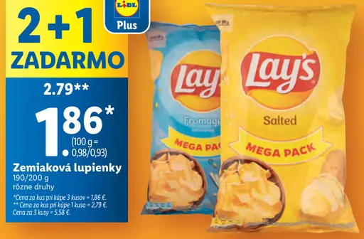 Lay's zemiakové lupienky