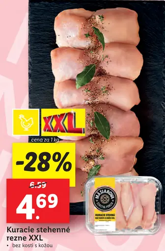Kuracie stehnenné rezne XXL