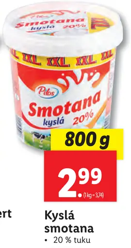 Pilos Kyslá smotana
