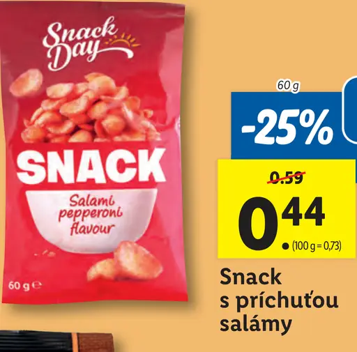 Snack Day Snack s príchuťou salámy
