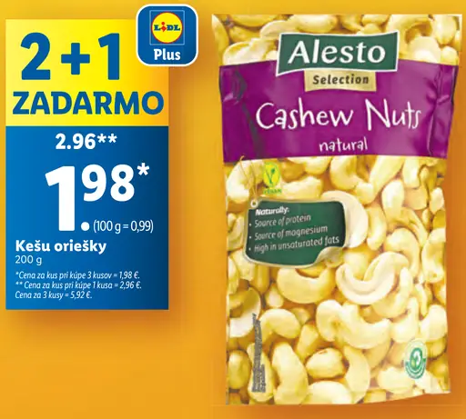 Alesto Kešu oriešky