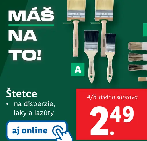 Parkside štetce