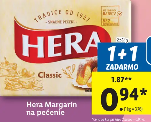 Hera Margarín na pečenie
